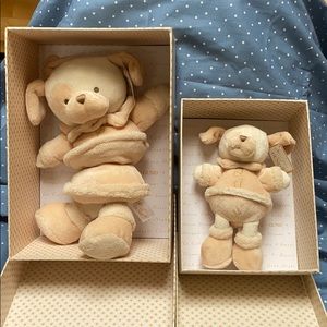 Creme Dog musical toy and rattle